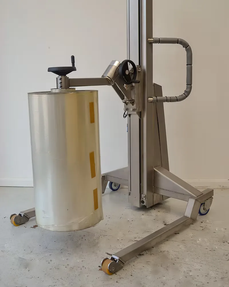 Pick up rolls, coils and cable drums safely